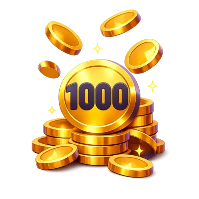 1,000 Free Coins